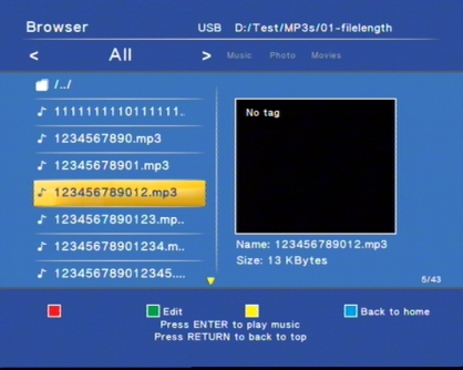 The GUI - can you say ugly? Auvisio GUI